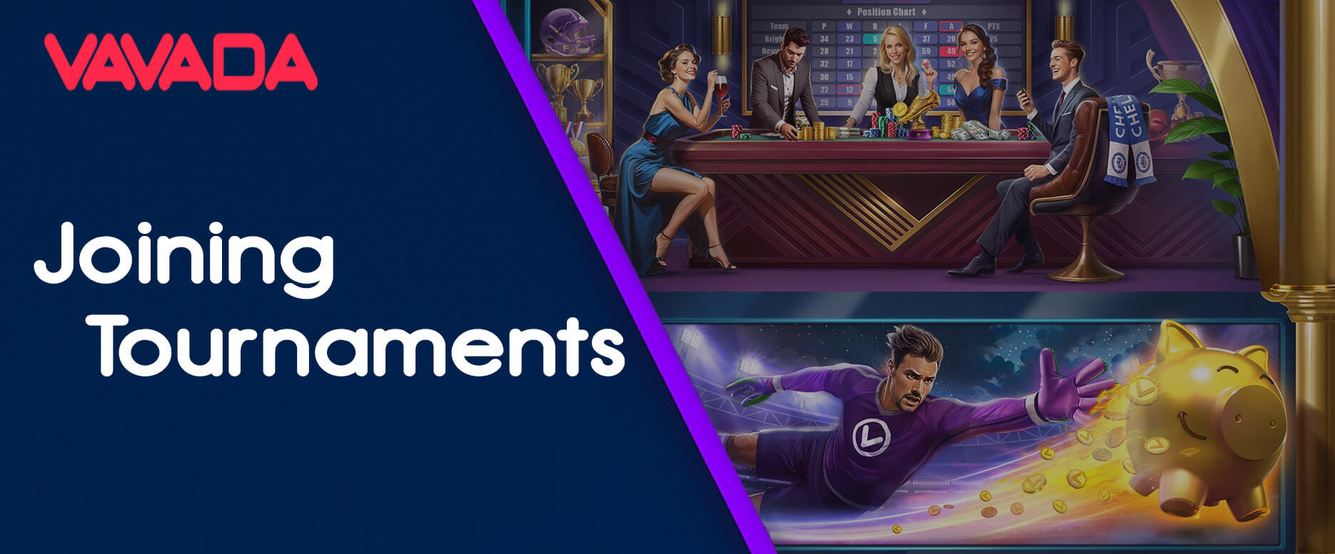 Join tournaments by VIP status at Vavada.