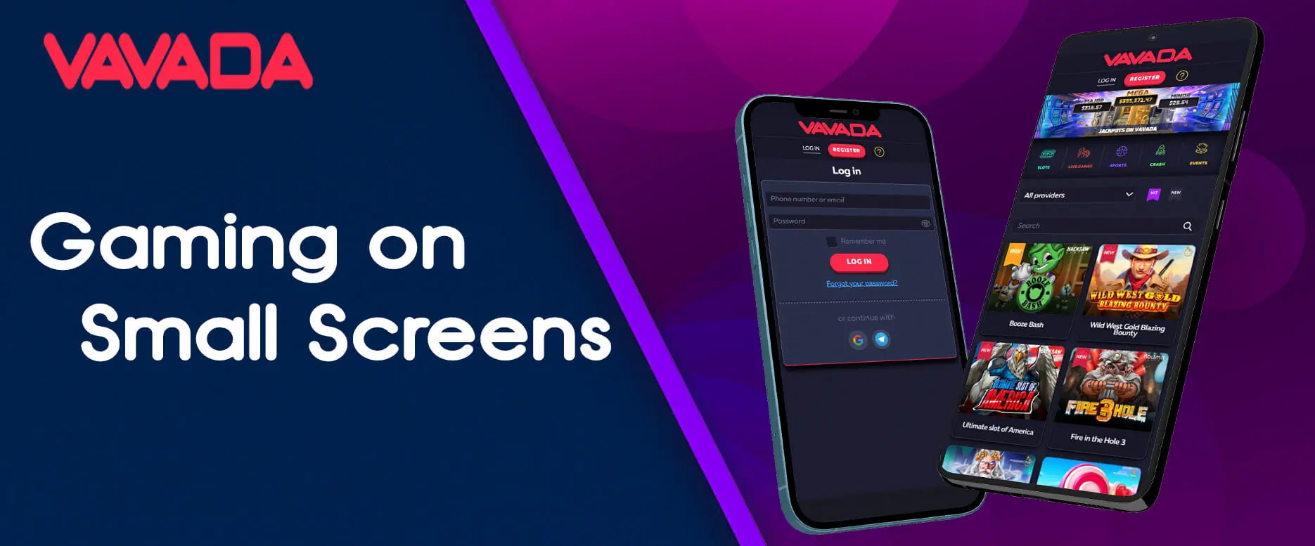 Mobile-optimized Vavada Casino website for smooth play.
