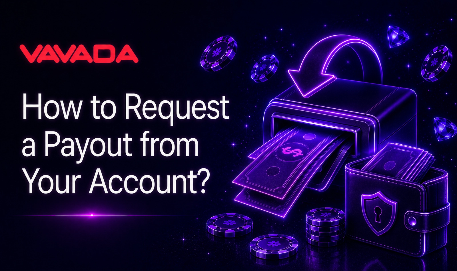Requesting a payout from your Vavada account through available methods