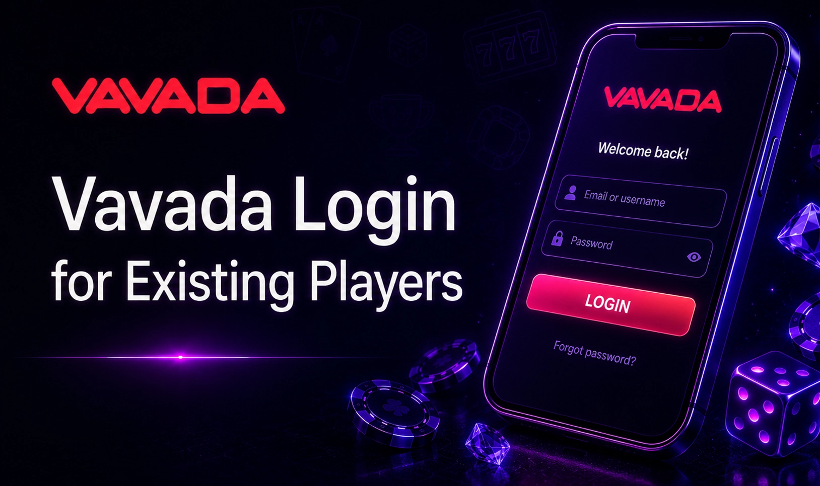 Vavada login for existing players accessing their casino accounts